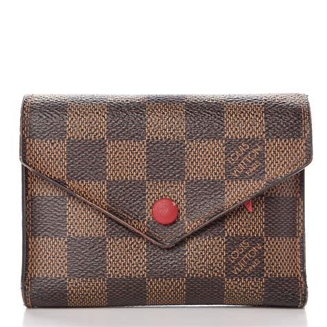 victorine lv wallet red|lv victorine wallet review.